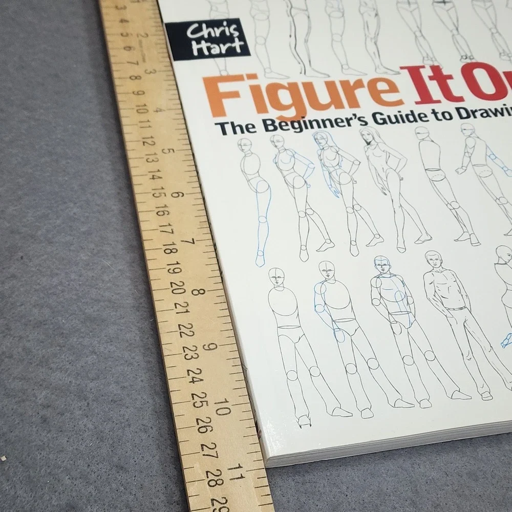 Chris Hart Figure It‎ Out Drawing People Guide Art Instruction Paperback OS